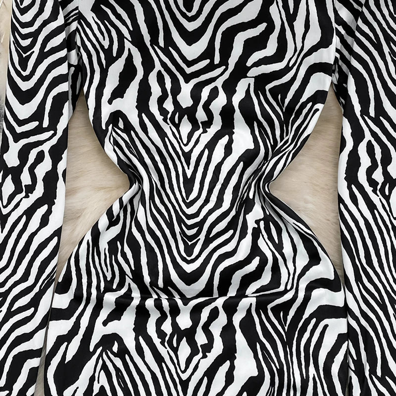 Vestido Diva Monochrome