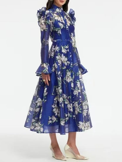 Vestido Magnolia Azul