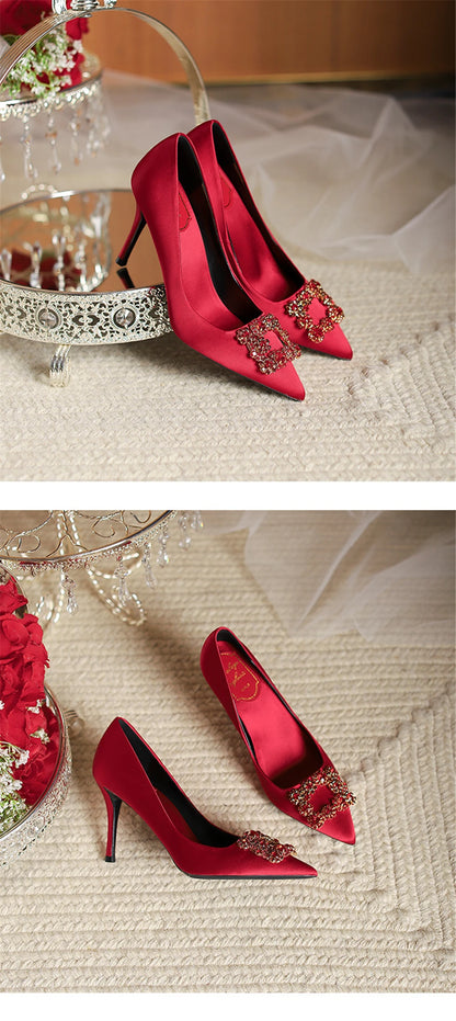 Zapatos Lujo de Seda