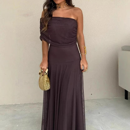 Vestido Encanto Café