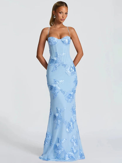 Vestido Elegancia Celeste