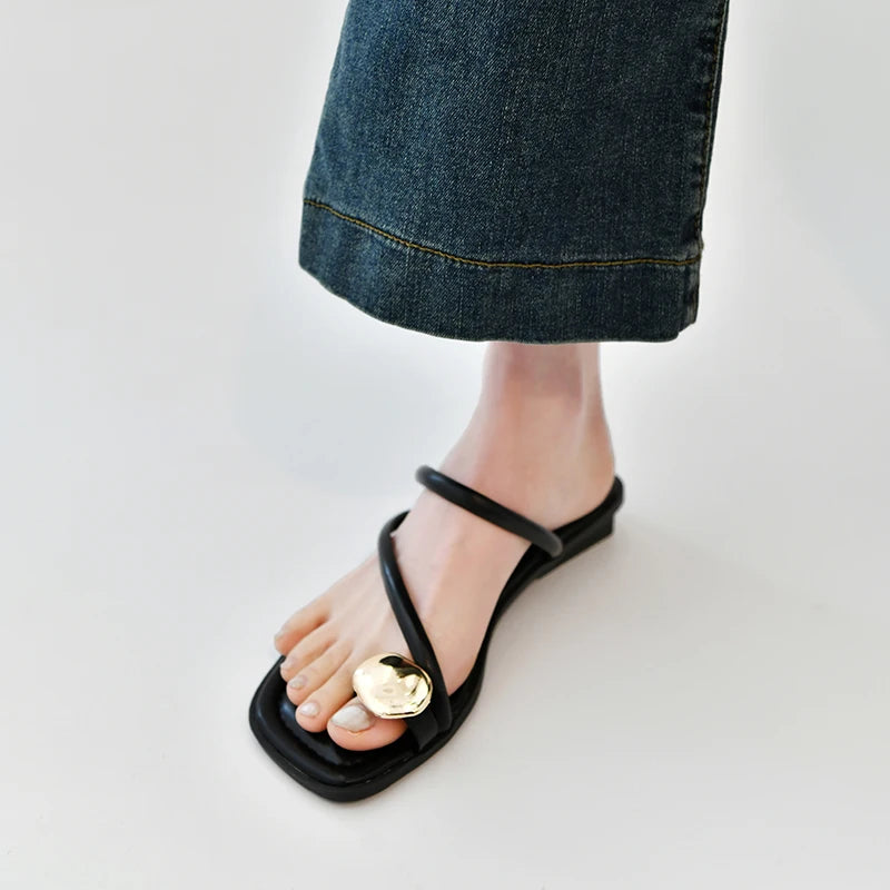 Sandalias Lujo Minimal