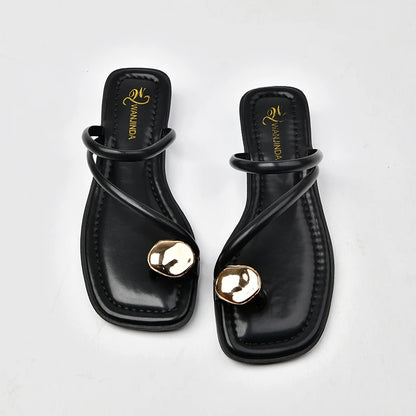 Sandalias Lujo Minimal