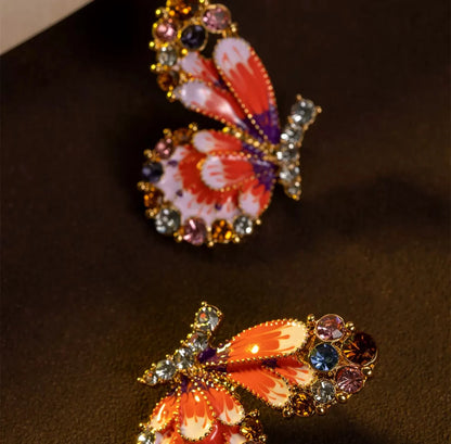 Aretes Mariposa Real