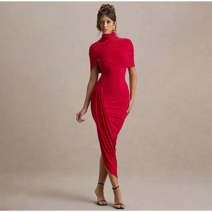 Vestido Rubí Sofisticado