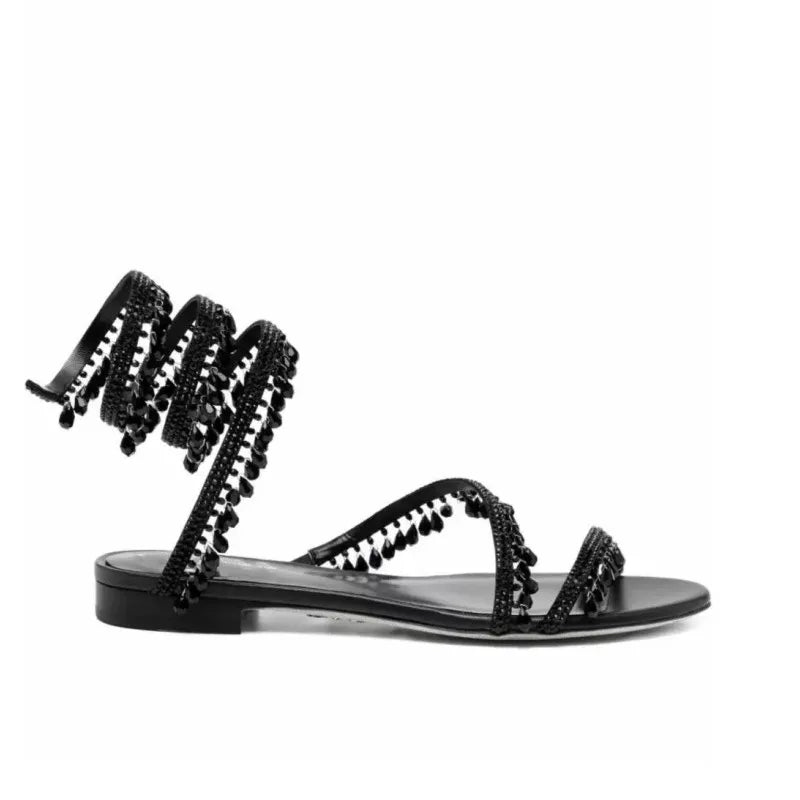 Sandalias de lujo con borlas
