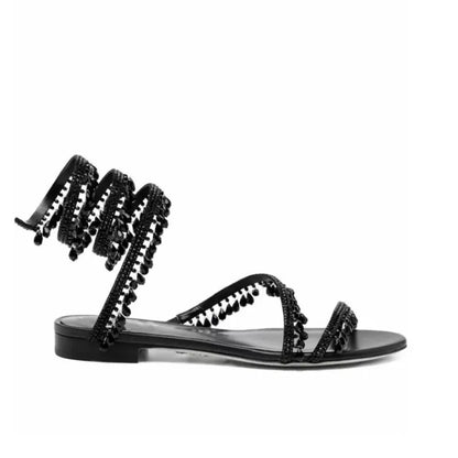 Sandalias de lujo con borlas