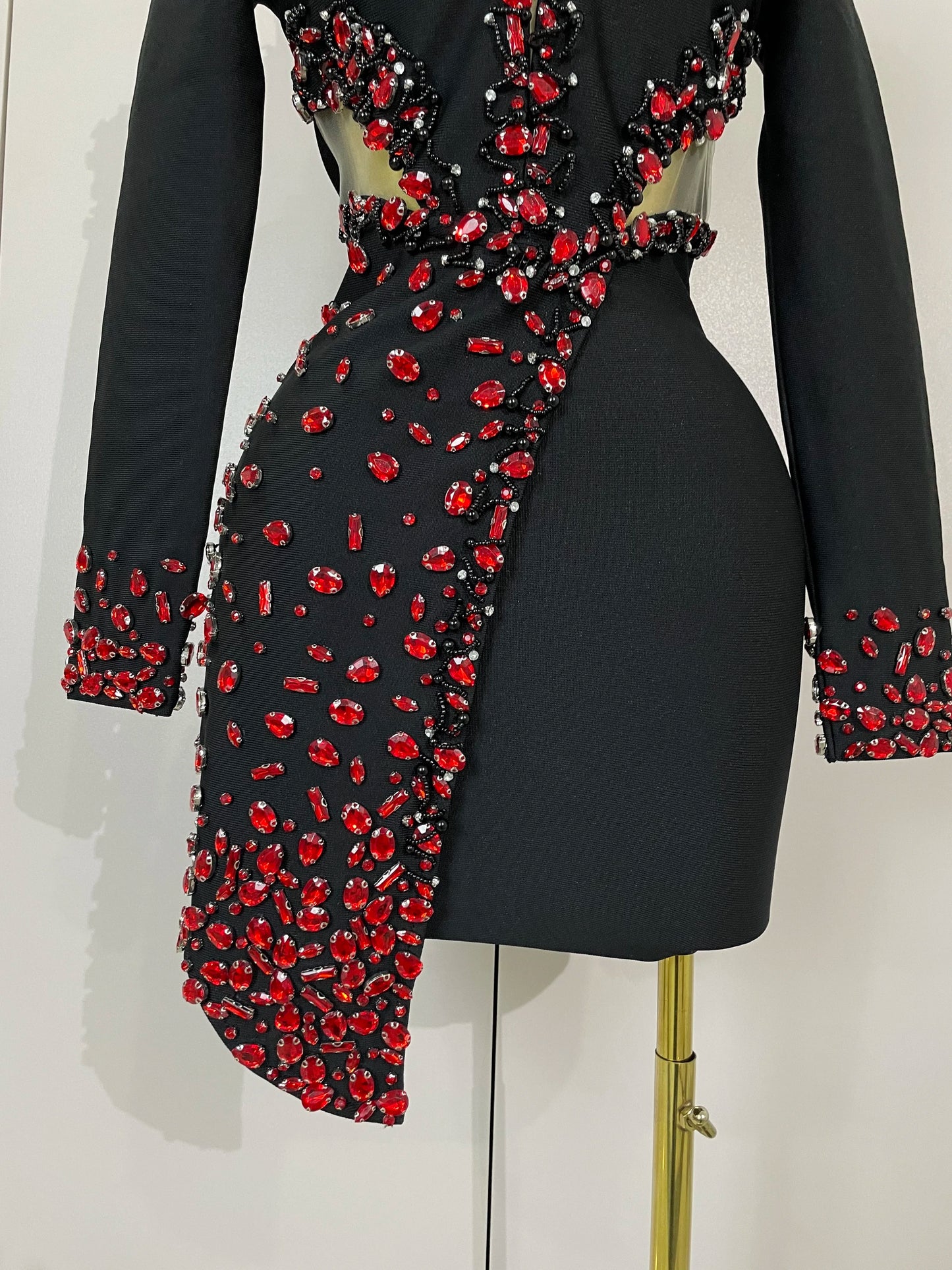 Vestido Rubí Nocturno