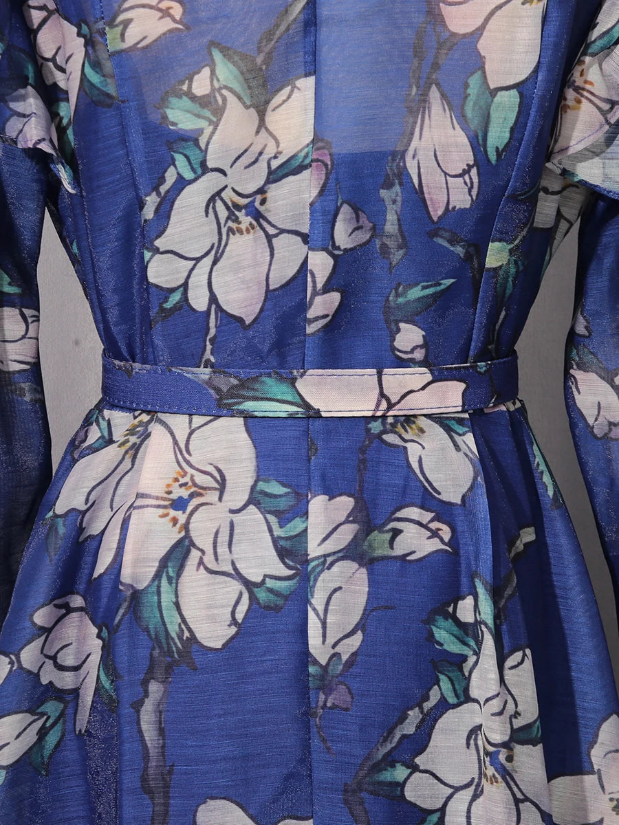 Vestido Magnolia Azul