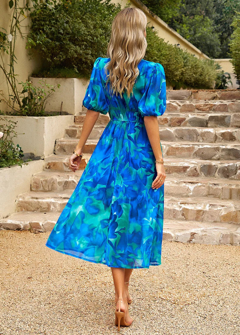 Aura Chiffon Dress