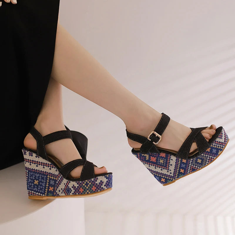 Sandalias Estilo Mezclilla