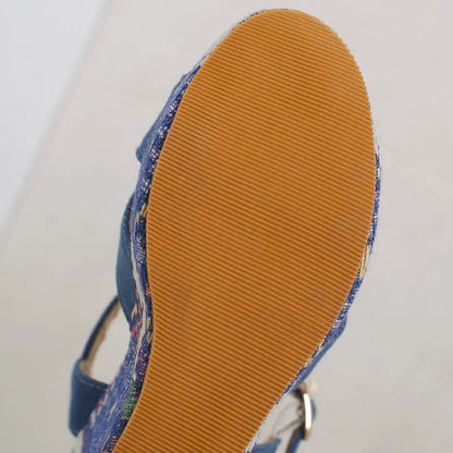 Sandalias Estilo Mezclilla