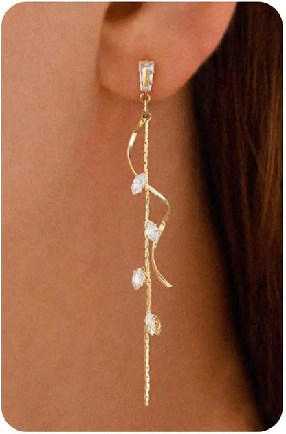 Golden Rain Earrings
