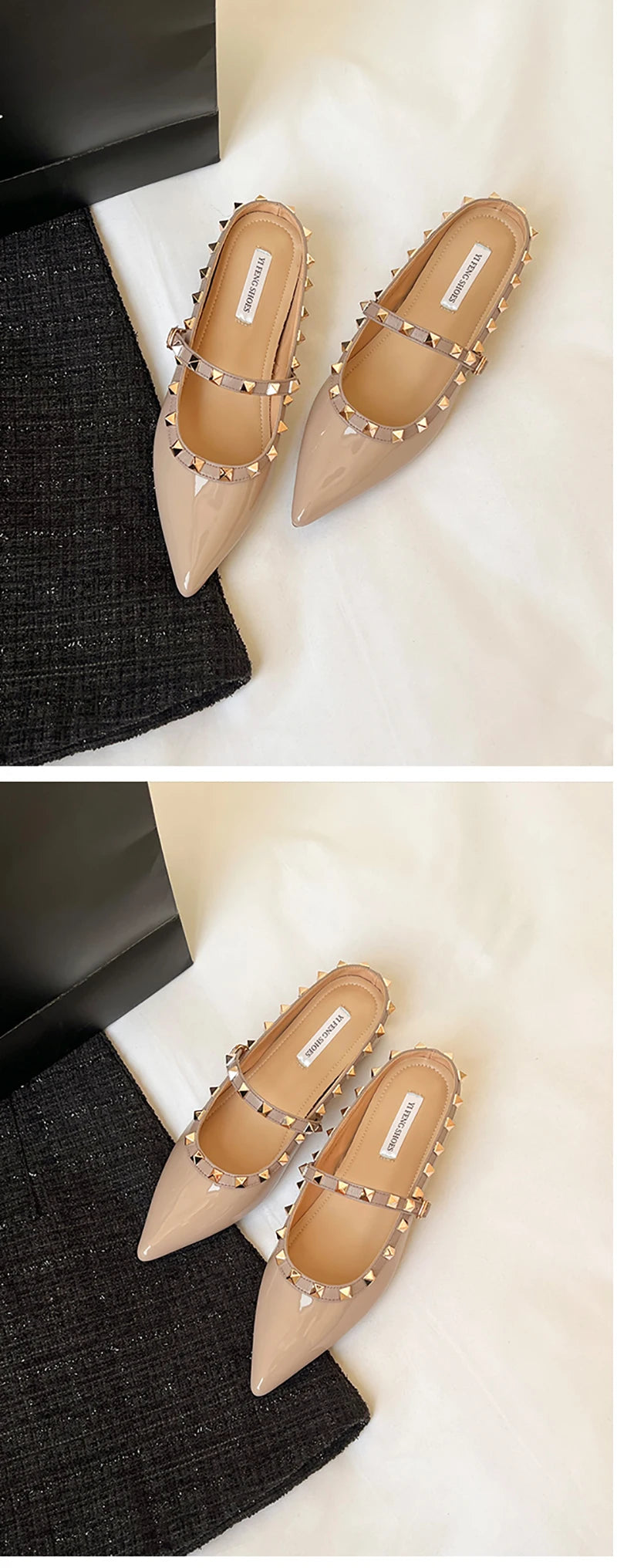 Zapatos Metálico