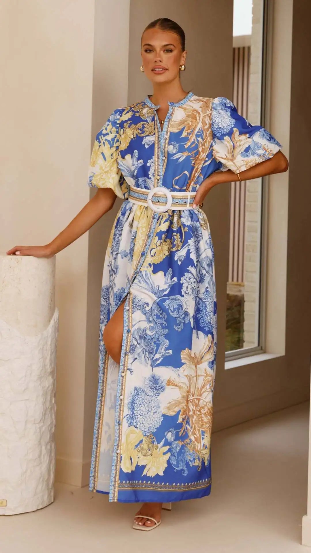 Vestido Jardín Real