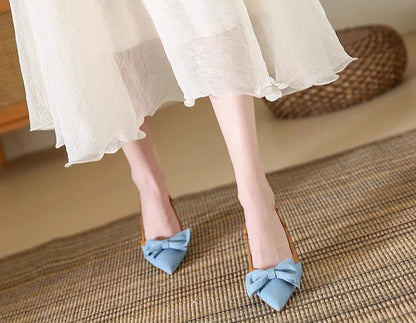 Sandalias Denim Elegante