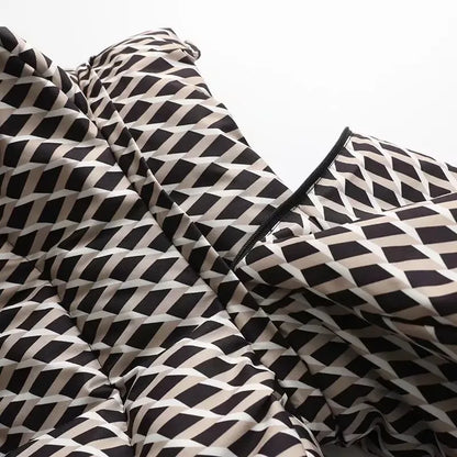 Chaqueta Geométrica Warm