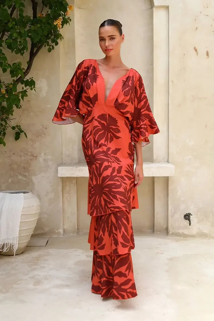 Vestido Flor de Fuego