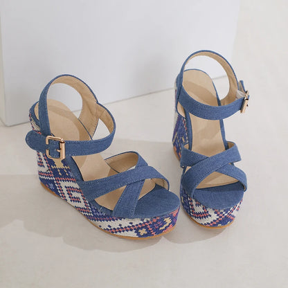Sandalias Estilo Mezclilla