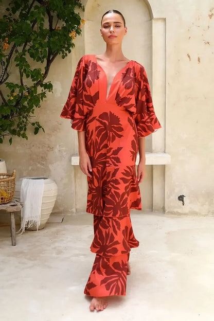 Vestido Flor de Fuego