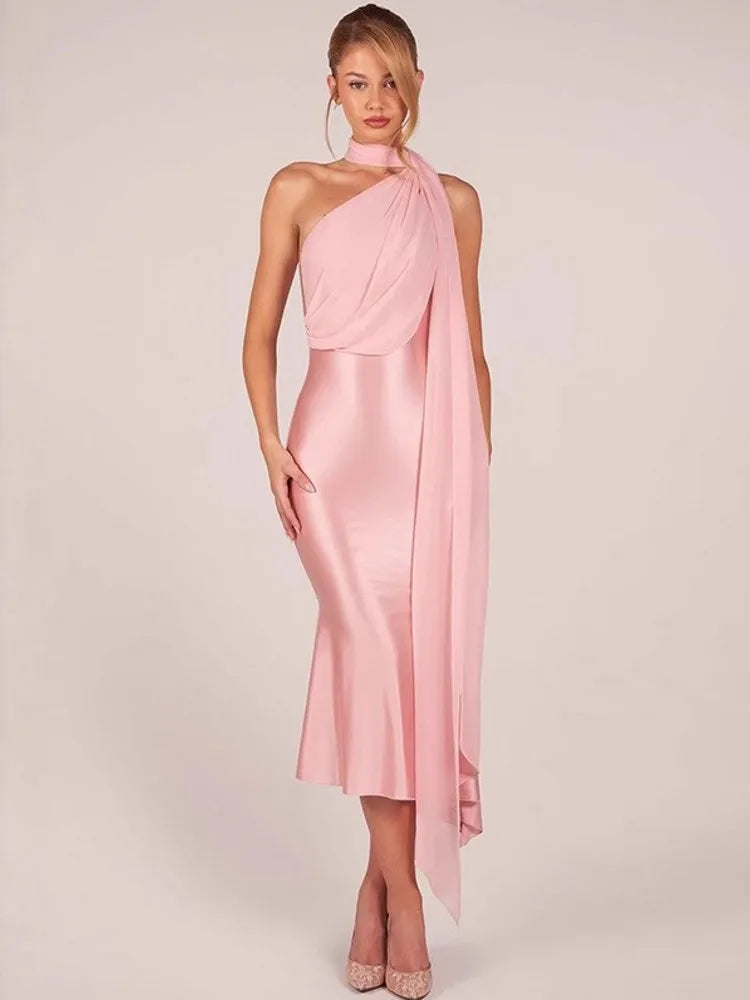 Halter Elegance Dress