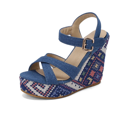 Sandalias Estilo Mezclilla