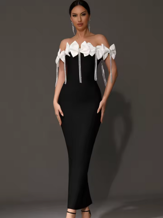 Vestido Lazos de Gala