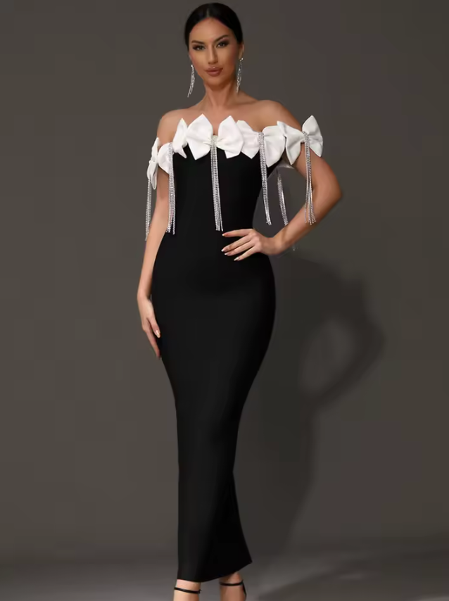 Vestido Lazos de Gala