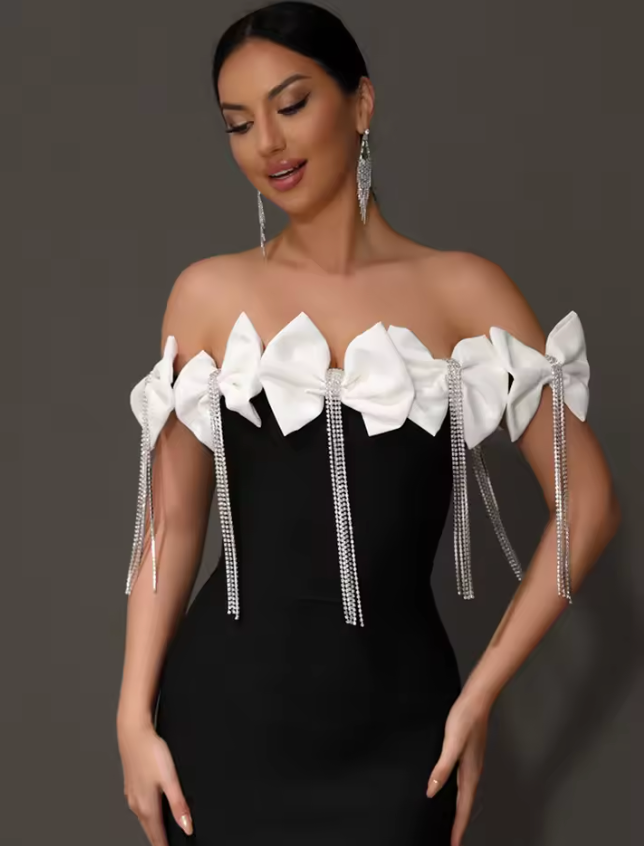 Vestido Lazos de Gala
