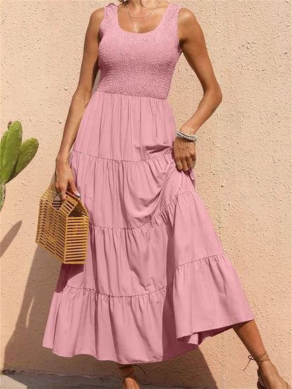 Vestido Shirring Maglem
