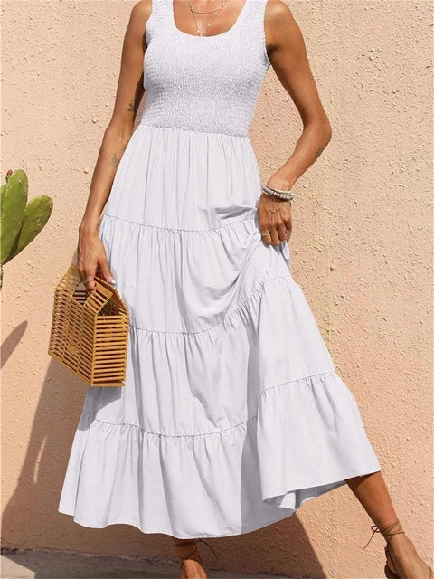 Vestido Shirring Maglem