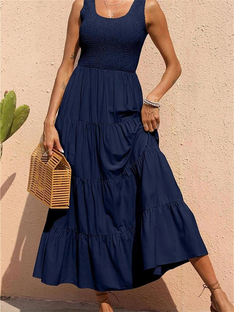 Vestido Shirring Maglem