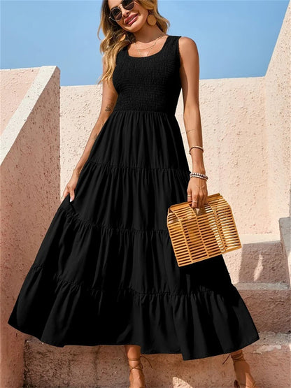 Vestido Shirring Maglem