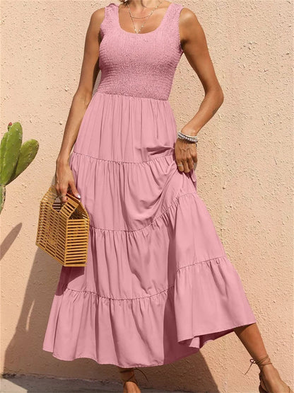 Vestido Shirring Maglem