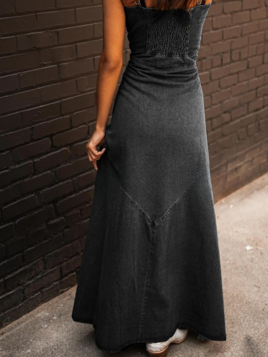 Vestido Denim Retro