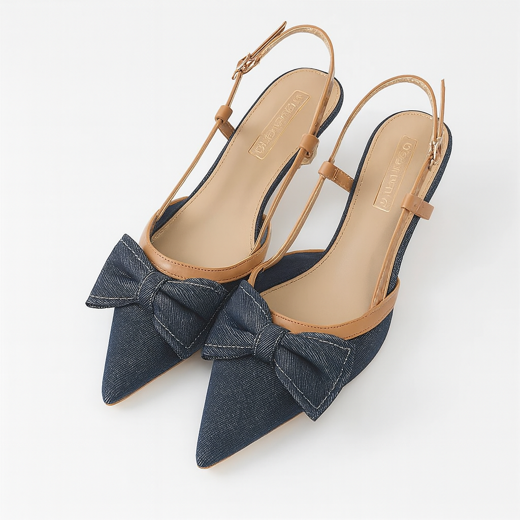Sandalias Denim Elegante