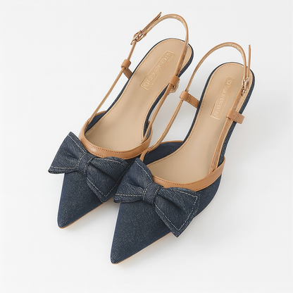 Sandalias Denim Elegante