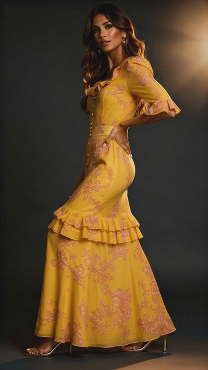 Solar Elegance Dress