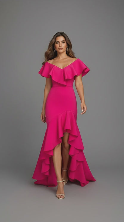 Maglem Suar Evening Dress
