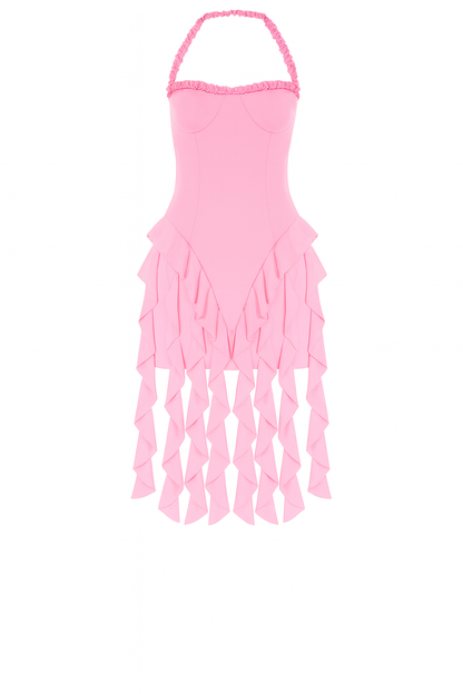 Vestido Volantes Sensual