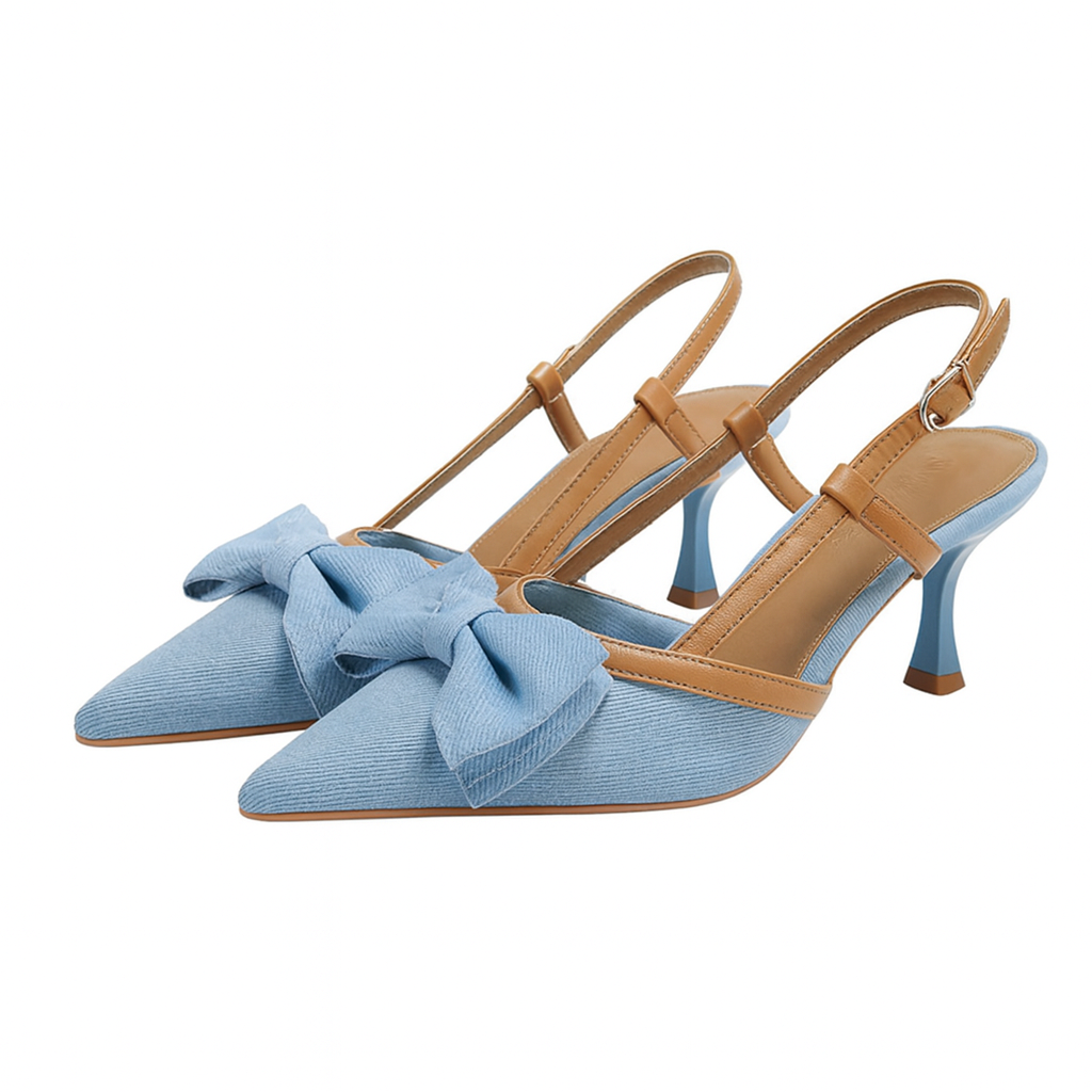 Sandalias Denim Elegante
