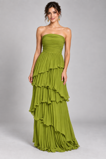 Vestido Cascada Elegante